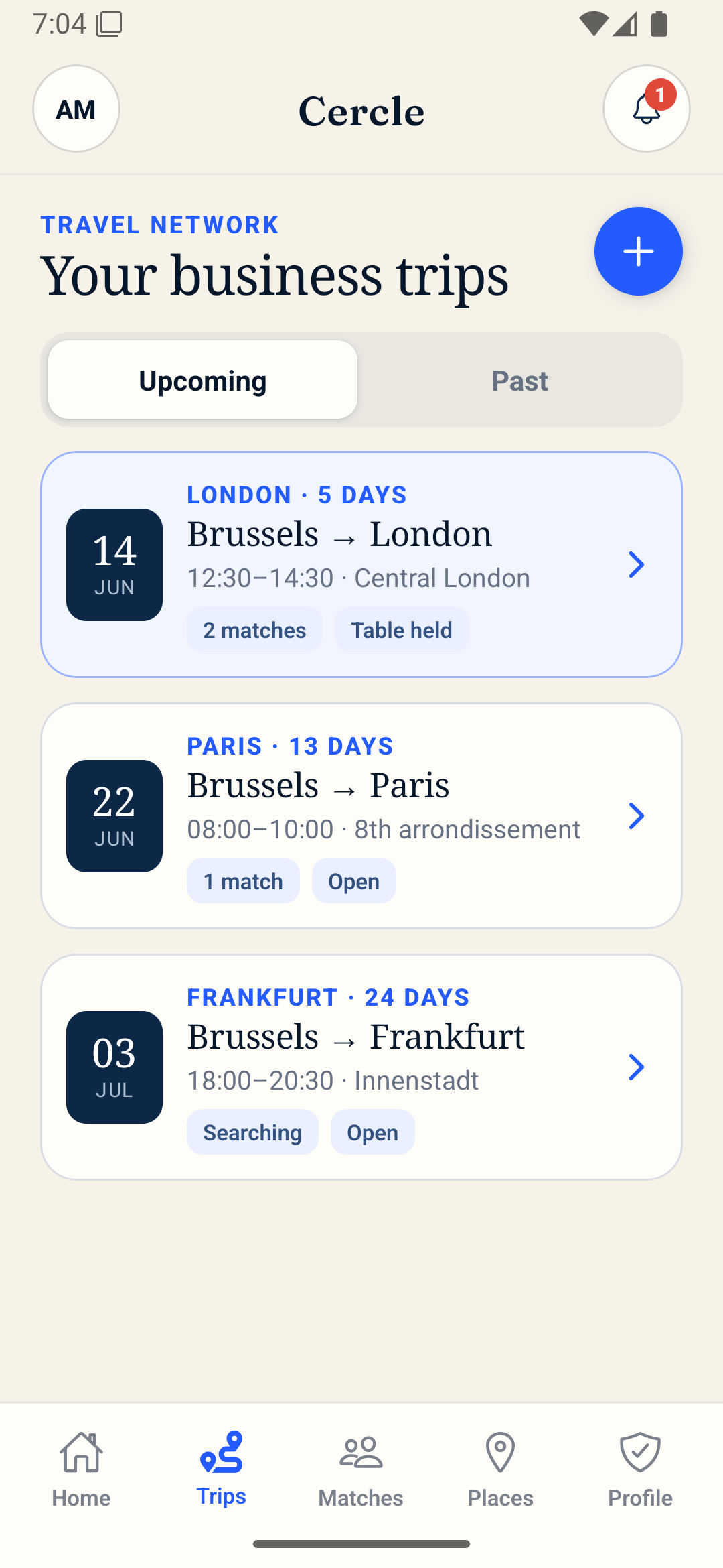 Your business trips across Europe